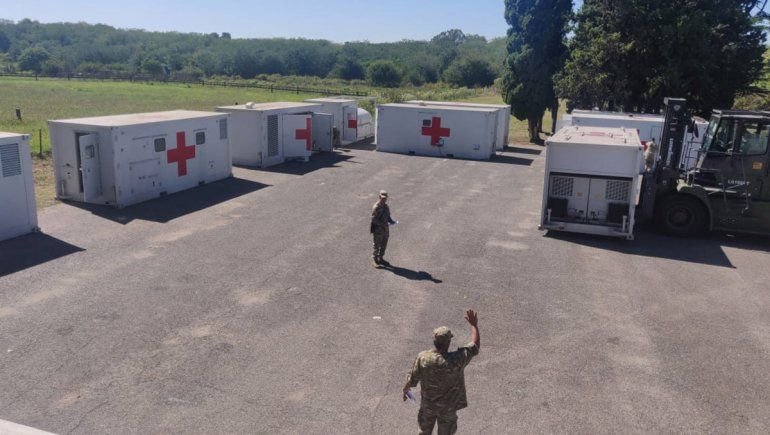 El Ejército monta un hospital de campaña por el coronavirus ...