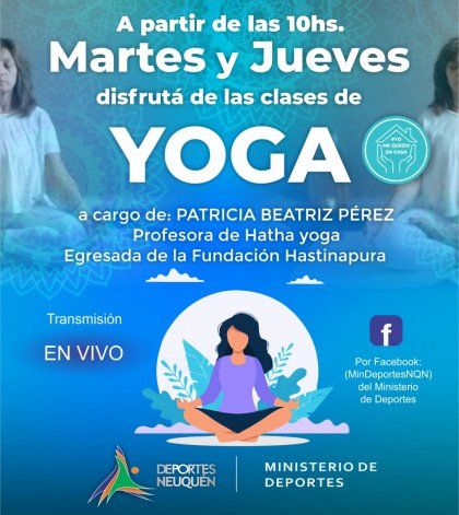 #quedateencasa y hacé yoga durante la cuarentena