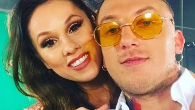 El Polaco con su actual pareja. 