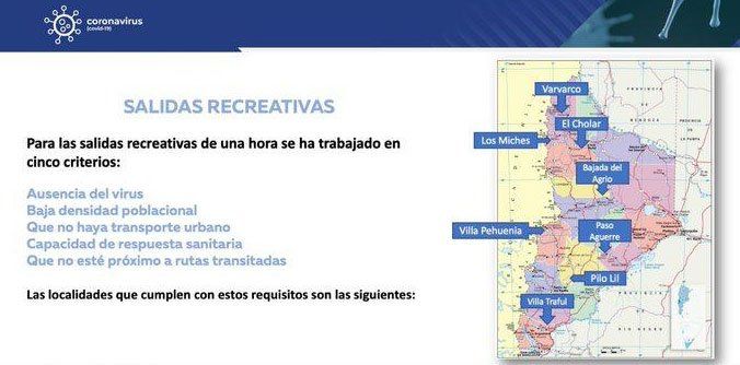Ocho localidades tendrán salidas recreativas.