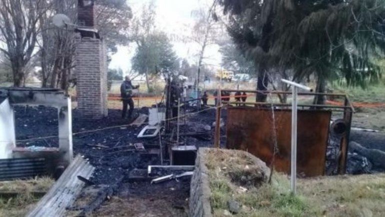 Uno de los ataques a las casas de las zonas de Villa Mascardi 