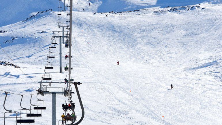 Pista de esquí en Caviahue.