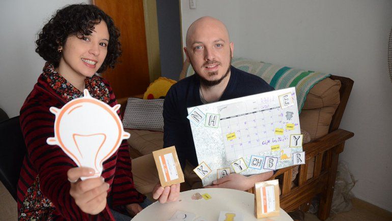 Florencia Asteasuain y Julián Gauna, creadores de Marote ideas.