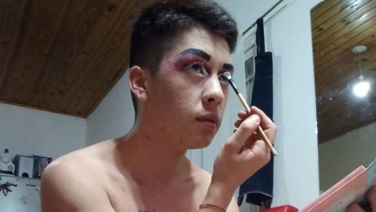Mauro en su proceso de transformación. 