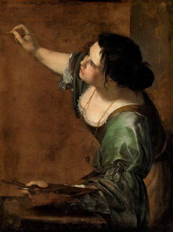 Autorretrato de Artemisa Gentileschi