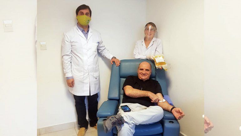 Eduardo, un caso de donación de plasma en Neuquén.