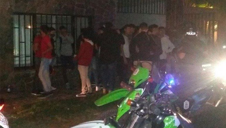 Fiesta clandestina en Corrientes.