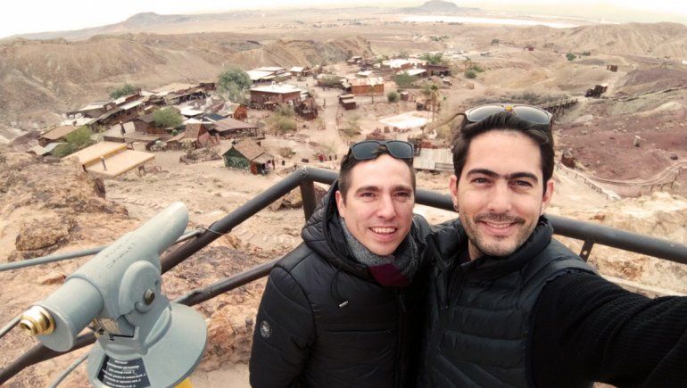 Las caras del proyecto: Maximiliano, a la izquierda, y Atilio, a la derecha.