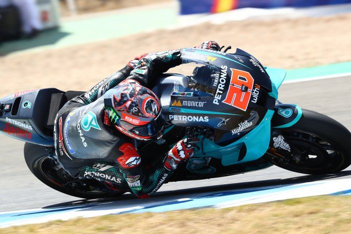 Fabio Quartararo logró su segunda pole position consecutiva en la temporada del Moto GP y Marc Márquez decidió no continuar el fin de semana tras probarse.