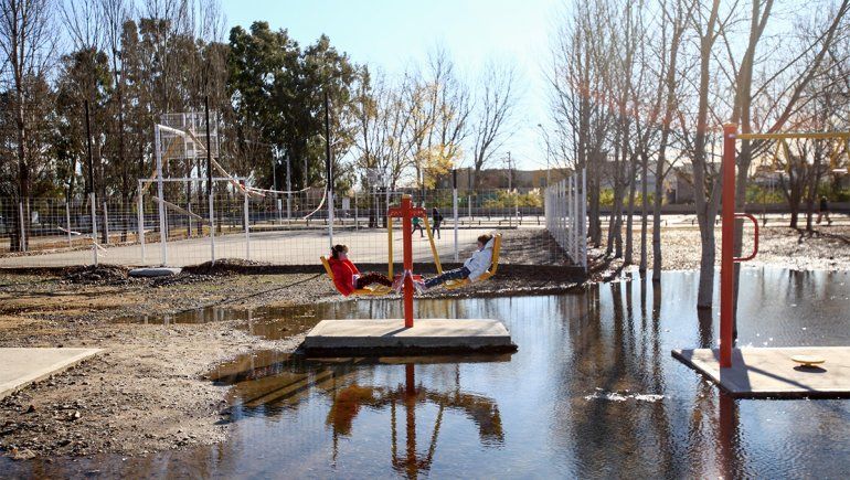 La crecida del Río Limay.