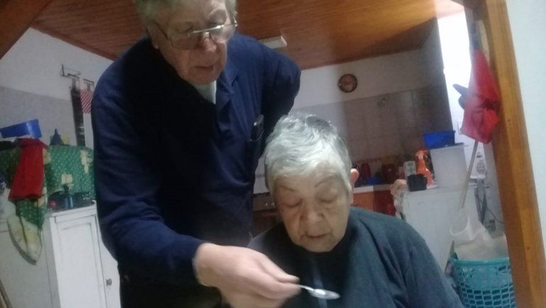 Los abuelos de Marcos y fundadores del almacén.