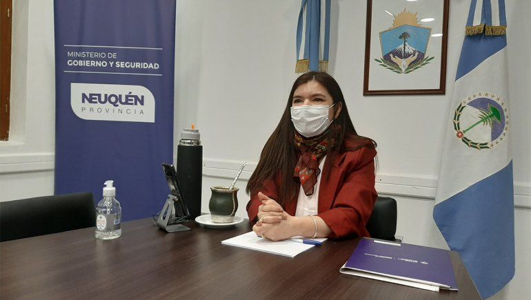 Vanina Merlo, ministra de Gobierno, Seguridad y Trabajo.