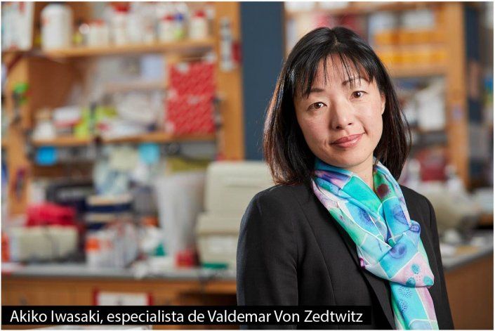 Akiko Iwasaki, inmunóloga de la Universidad de Yale que dirigió el estudio sobre el coronavirus.