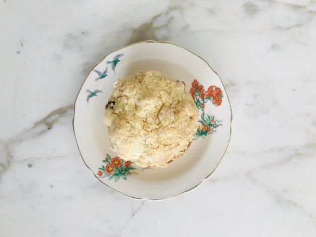 Crumble de manzana, Mariela Bertoldi.