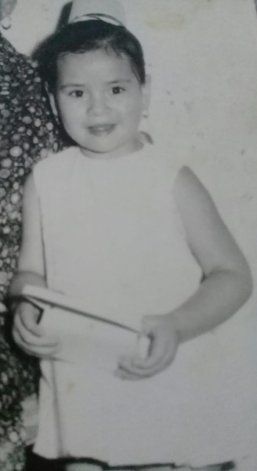 Graciela cuando tenía 5 años.