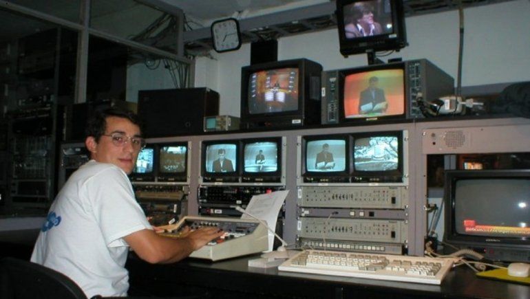 Jorge Edelman en su paso por Canal 7 de Neuquén.