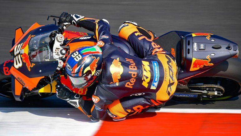 Brad Binder comandó las acciones del viernes del Moto GP en el Gran Premio de Emilia-Romagna, octava fecha de la temporada 2020.