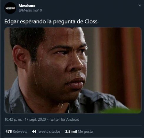 Los memes no le perdonaron al periodista sus silencios y errores ante las preguntas de Closs en el duelo Libertad-Boca.