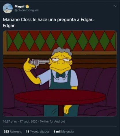 Los memes en referencia a Closs durante el partido de Boca fueron cientos.