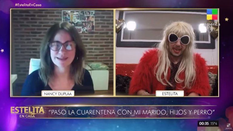 Nancy Dupláa habló de todo con Estelita, hasta de los tamaños de Echarri.