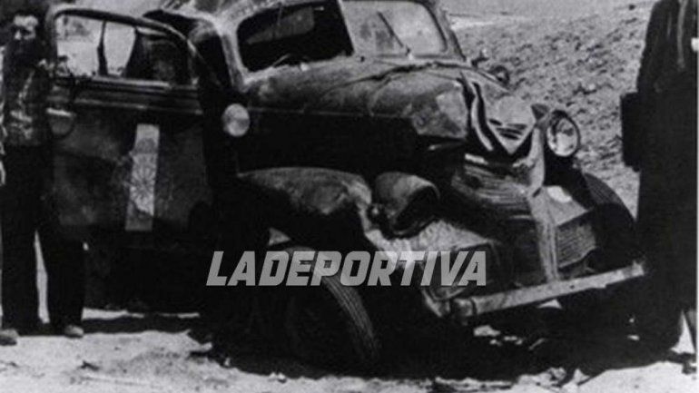 El Chevrolet 1939 con Fangio de piloto cayó en una hondonada en los precarios caminos peruanos de montaña.