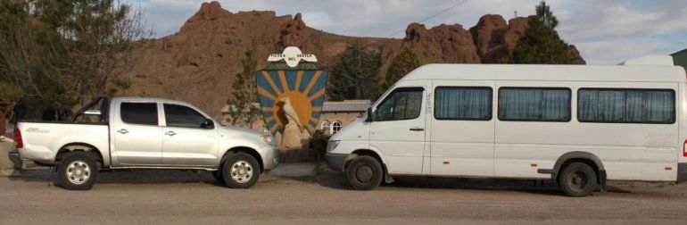 Natalia Tapia tiene vehículos para transportar personal.