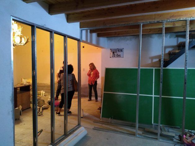 Una de las remodelaciones que realizó al alquilar.