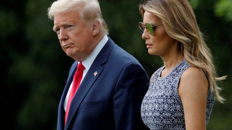 Donald y Melania Trump dieron positivo de coronavirus. La primera dama está sin síntomas pero el presidente norteamericano fue internado.