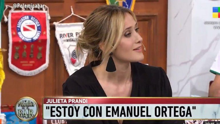 Julita Prandi estuvo en la mesa de mujeres de Polémica en el Bar y compartió su felicidad.