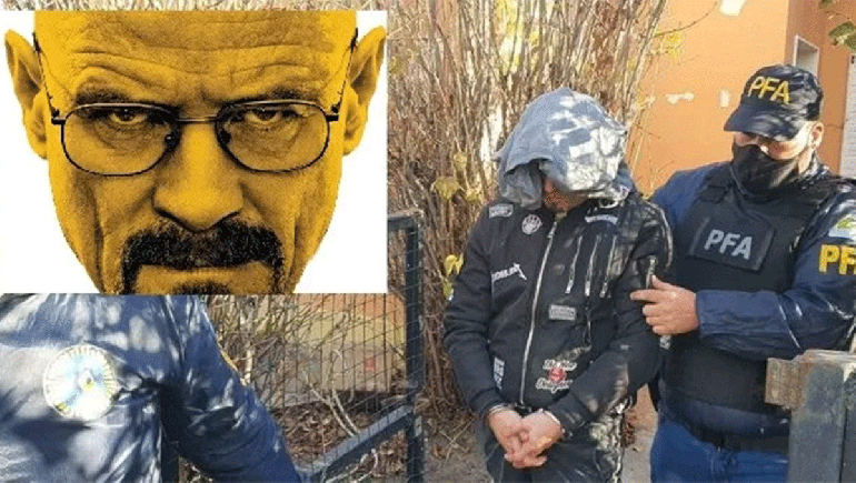 Detuvieron a Heisenberg: docente de química y narco