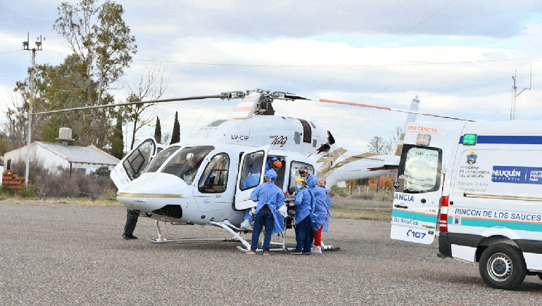 Habilitan el puente aéreo entre Rincón y Neuquén por una cama COVID