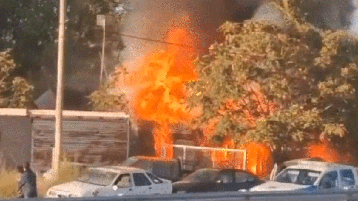 Desolador incendio en Senillosa: un mecánico vio cómo el fuego le destrozó todo