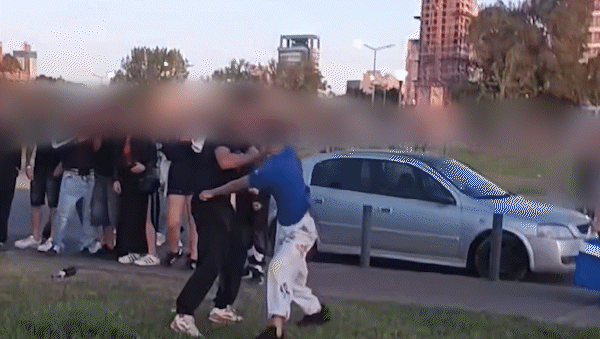 jovenes protagonizaron una violenta pelea en el parque jaime de nevares jovenes protagonizaron una violenta pelea en el parque jaime de nevares