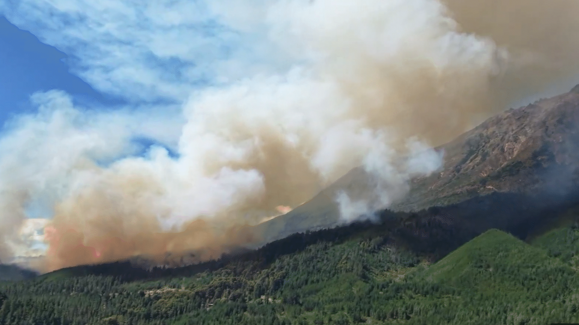 el terror de una influencer neuquina atrapada por el incendio en puerto patriada el terror de una influencer neuquina atrapada por el incendio en puerto patriada