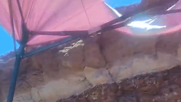 Pudo ser una tragedia: el derrumbe de un acantilado en el Mari Menuco casi le cuesta la vida | LM Neuquen Pudo ser una tragedia: el derrumbe de un acantilado en el Mari Menuco casi le cuesta la vida