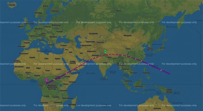 La NASA estableció el recorrido del eclipse. 