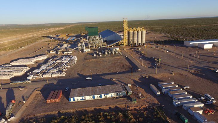 Planta de Tratamiento de Arenas, en Añelo. Foto: Fabián Ceballos.