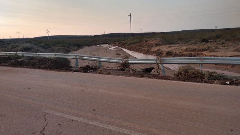 Tras dos días de trabajo, quedó habilitada la Ruta Nacional 237