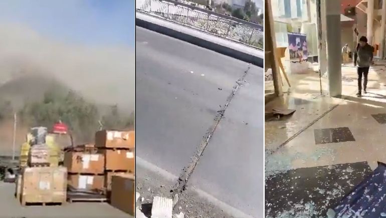 El sismo se hizo sentir en el norte de Chile.