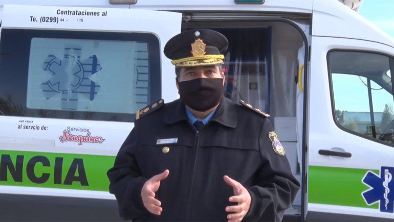 La Policía de Neuquén tiene una ambulancia exclusiva para hisopados