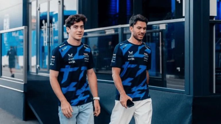 Pierre Gasly y Franco Colapinto Pierre Gasly y Franco Colapinto