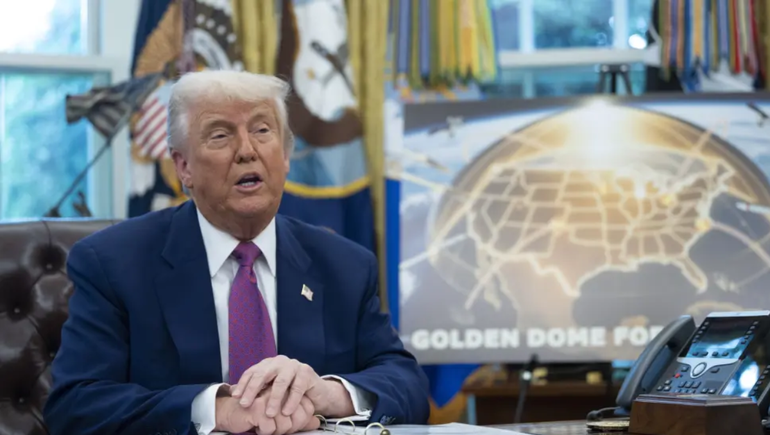 Donald Trump anunció que construirán una cúpula dorada sobre Estados Unidos: para qué servirá