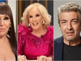 Moria Casán, Mirtha Legrand y Ricardo Darín