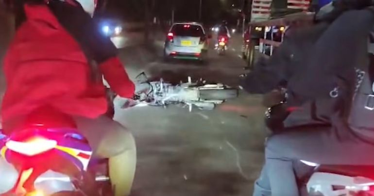 Así quedó la moto de la influencer que perdió la vida en un accidente de tránsito en Colombia. Así quedó la moto de la influencer que perdió la vida en un accidente de tránsito en Colombia.