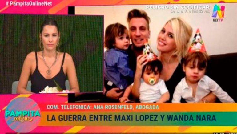 Pampita estalló contra Maxi López y defendió a Wanda Nara