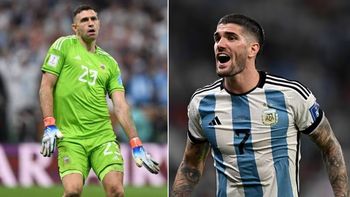 Rodrigo de Paul contó intimidades de la reacción del Dibu en la previa a batir el récord. Rodrigo de Paul contó intimidades de la reacción del Dibu en la previa a batir el récord.