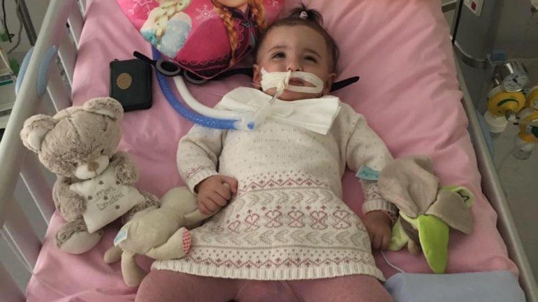 La pequeña estaba en estado de coma desde septiembre