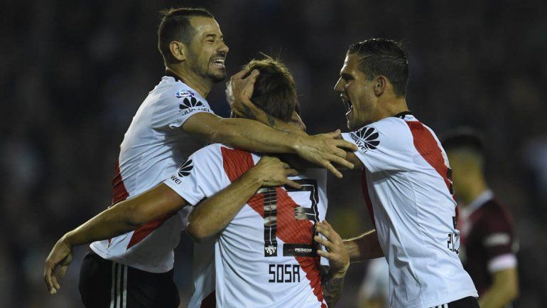 Empezó perdiendo y lo dio vuelta: River goleó 5 a 1 a Lanús