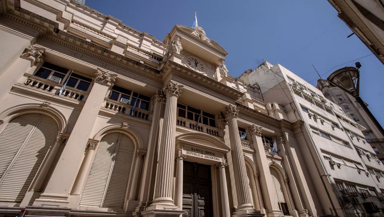 Edificio del Banco Central en Buenos Aires.
