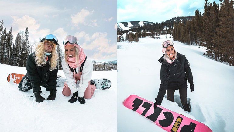 ¿Y la cuarentena? Influencer porteña viajó a Bariloche y las redes explotaron